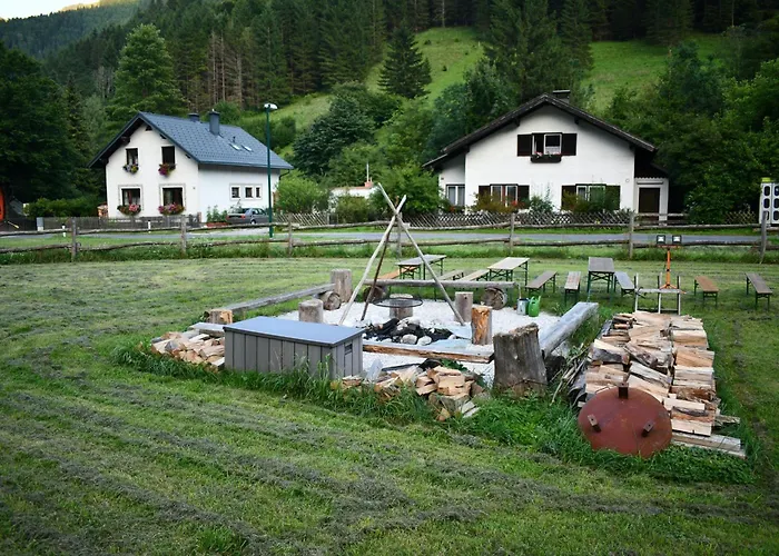Lüks kamp alanı Wild Glamping In The Vienna Alps Nasswald